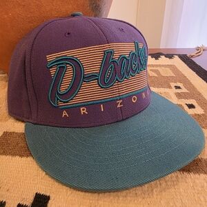 Arizona Diamondbacks '47 Brand Retro Script Purple Snapback Hat